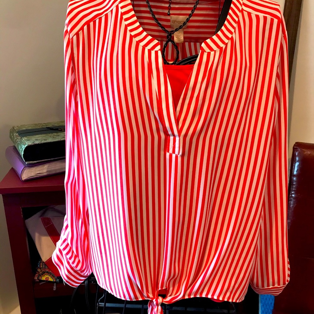 Chico’s crepe top and camisole